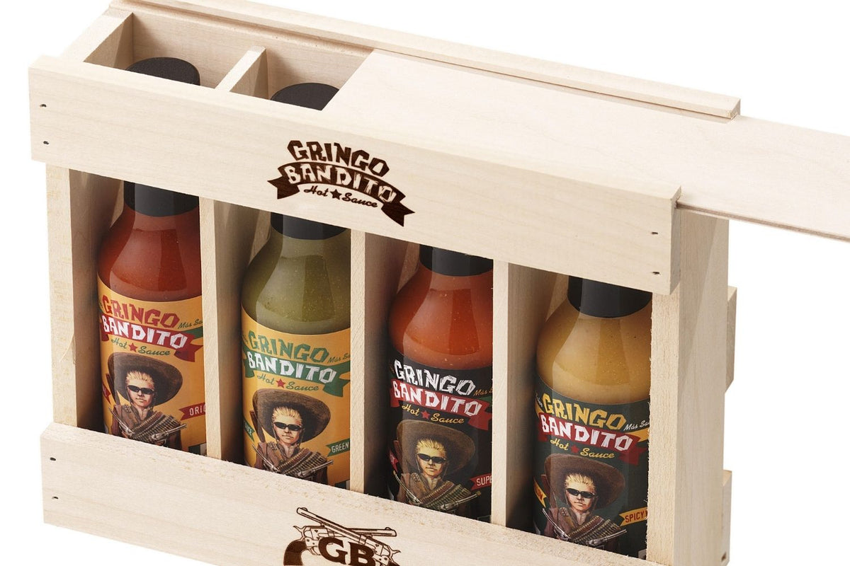 Gringo Bandito Super Hot Sauce Variety Pack, 5 Fl Oz (Pack of 4)
