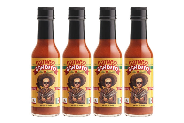 Gringo Bandito OG Hot Sauce Variety Pack, 5 oz (4 Pack)